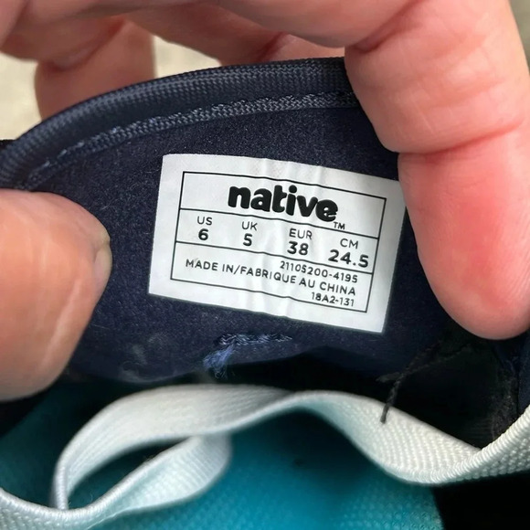 Native Cornell Lace Up  Sneakers, size 38 - Picture 7 of 8